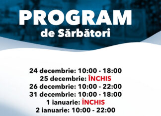 Iulius Mall Suceava, deschis în a doua zi de Crăciun și pe 2 ianuarie 2022