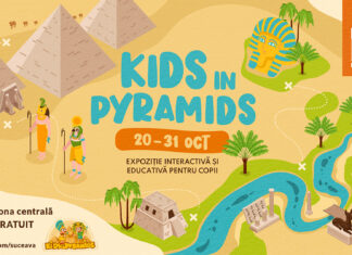 „Kids in Pyramids” la Iulius Mall Suceava – expoziție interactivă despre istoria Egiptului Antic